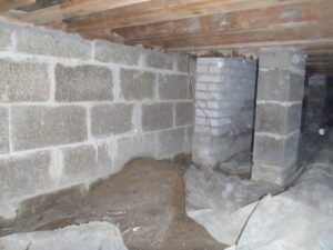 image of a crawl space.