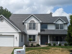 Image of roof after repair.