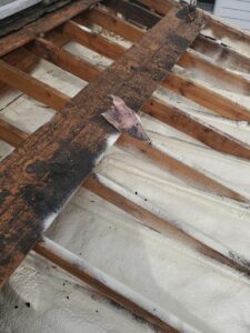 After image of attic retrofit.